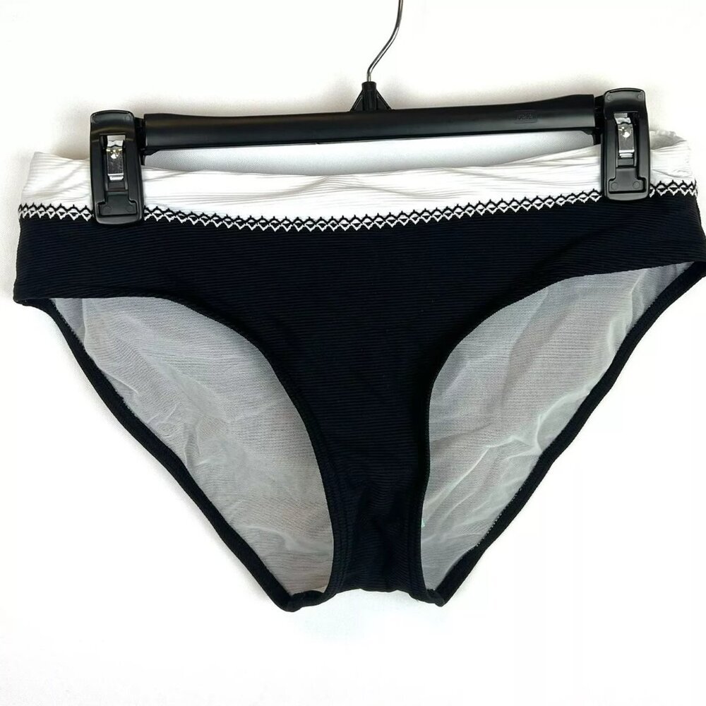 Sea Level Swim Women’s Valentina Black/White Bikini Bottom Size 8